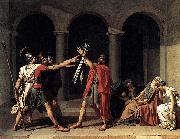 Jacques-Louis David Oath of the Horatii painting